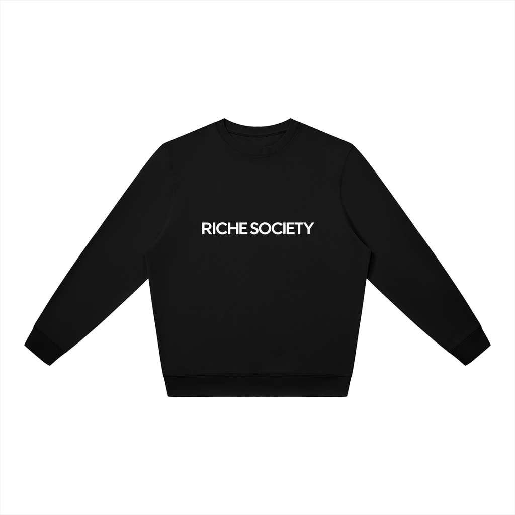 The Riche Society Signature Oversized Crewneck