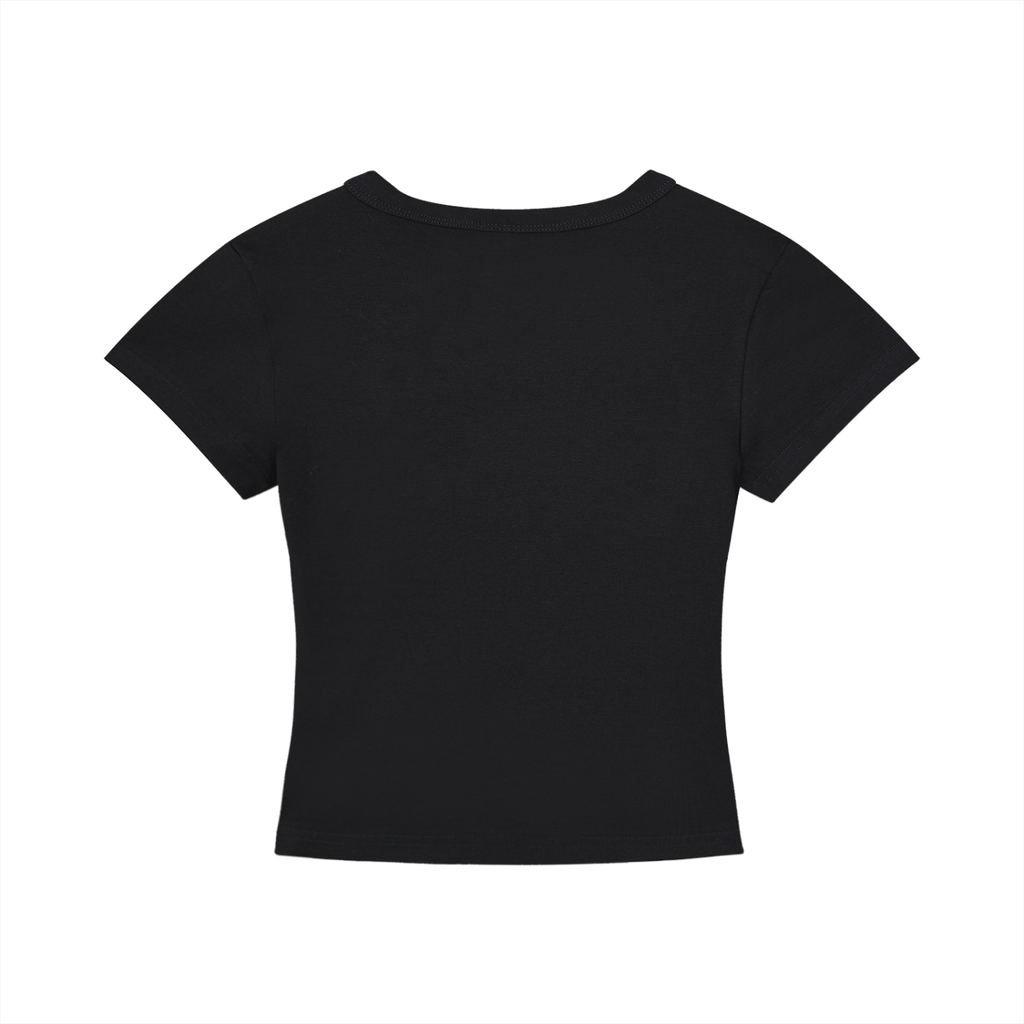 The Riche Society Contour Crop Tee